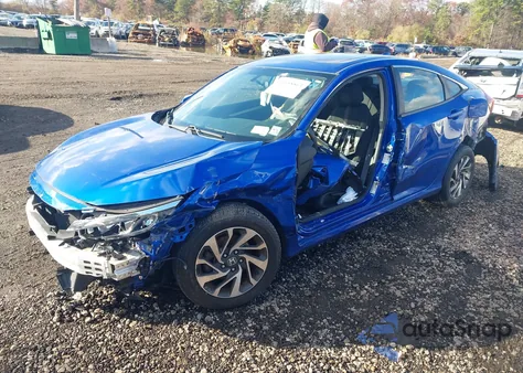 2017 Honda Civic Ex from USA, damaged, VIN 2HGFC2F71HH529094